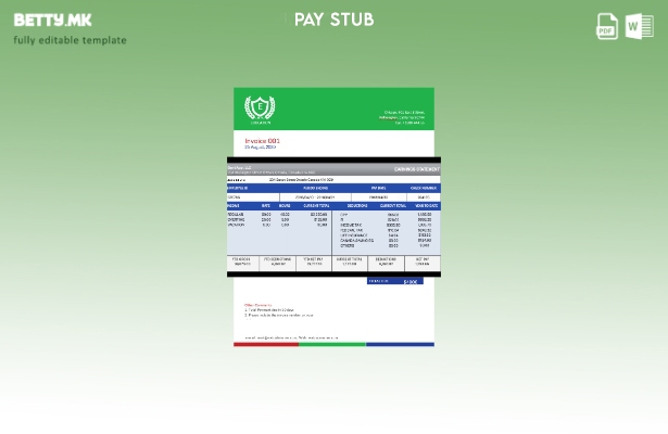 Модерен стил Canada Bankapp LLC шаблон за изводи за заработка